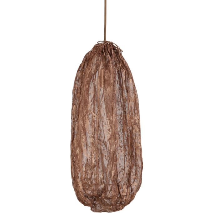 PTMD - Hanglamp Maitia - Bruin - 30x30x48cm
