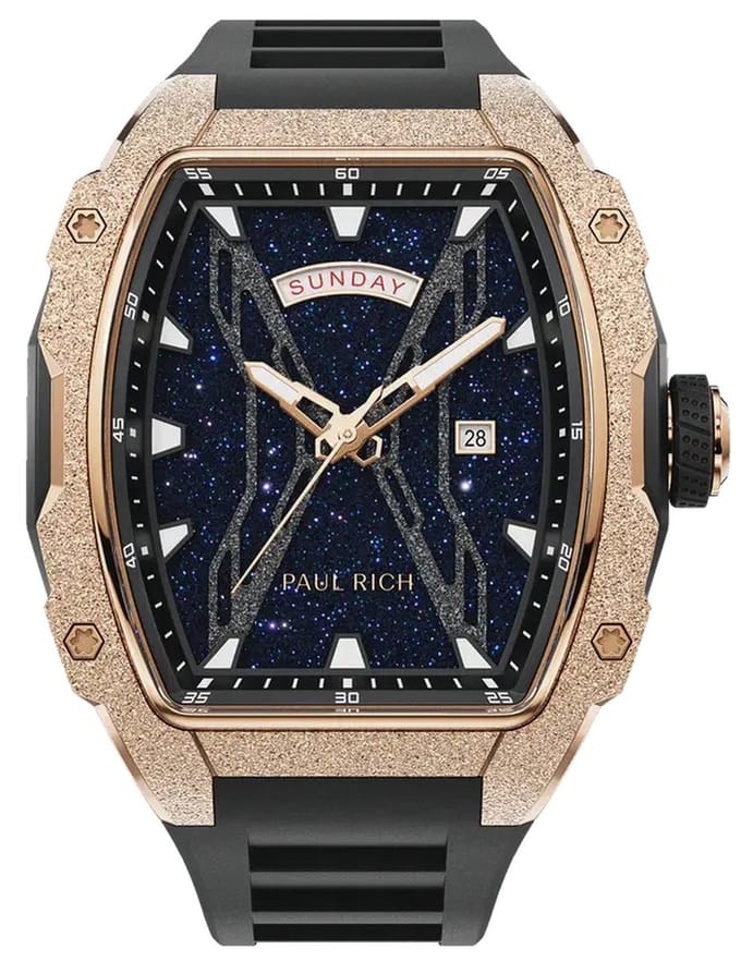 Paul Rich Astro Day & Date Eclipse Gold FAS13 horloge 42.5 mm
