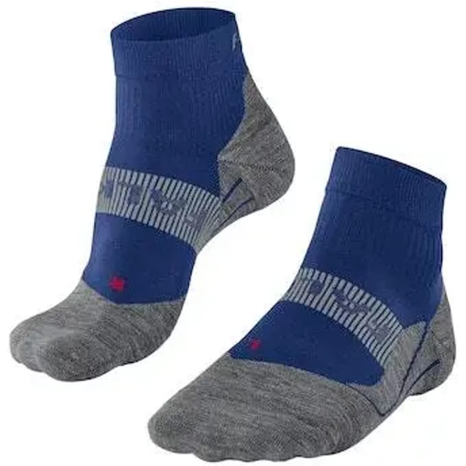 FALKE RU4 Cool Short anti-blaar functioneel materiaal hardloopsokken heren blauw - maat 46-48