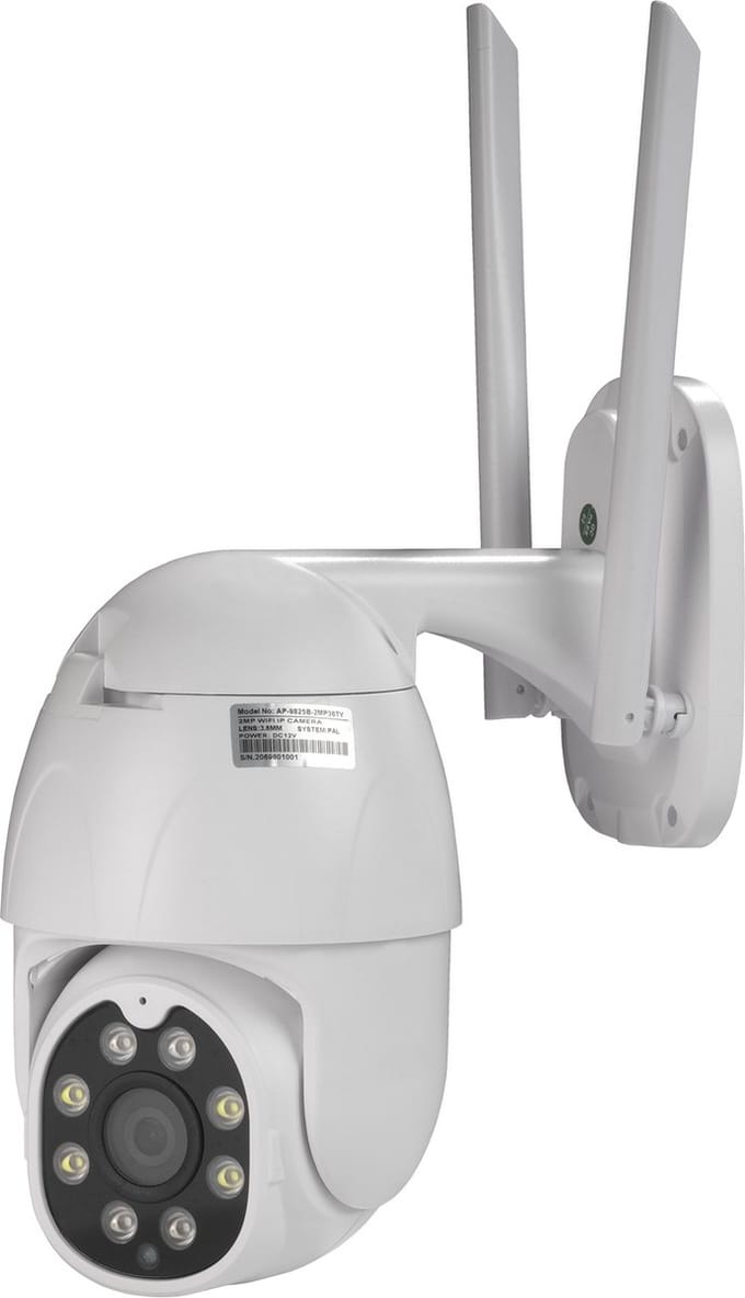 Denver IOC-221 - IP-beveiligingscamera - Werkt met TUYA - Buiten Dome camera - FULL HD