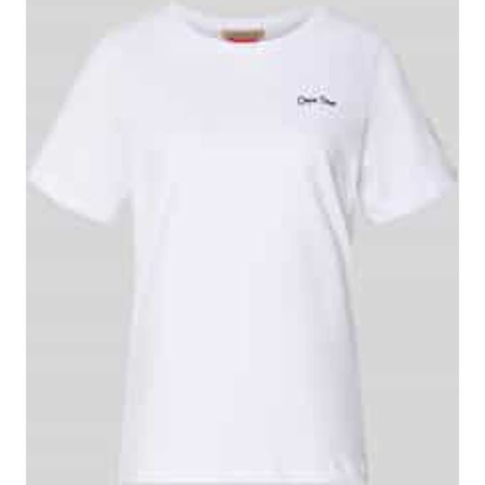 T-shirt met Statementprint en ronde hals