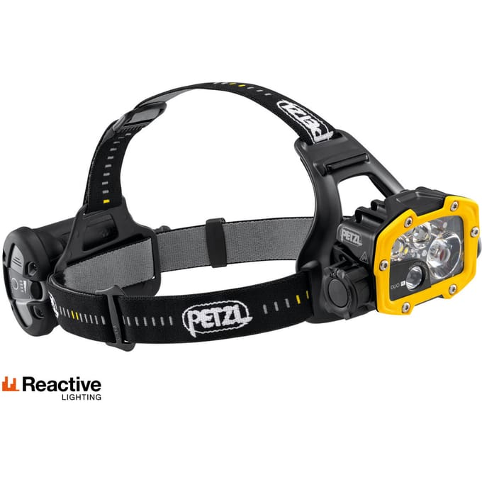 Petzl DUO RL Headlamp Black/Yellow - IP67 & 2800 Lumen