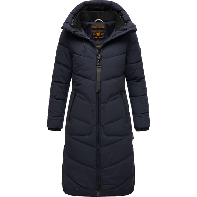 Marikoo Benikoo dames winterjas – lang, warm & stijlvol
