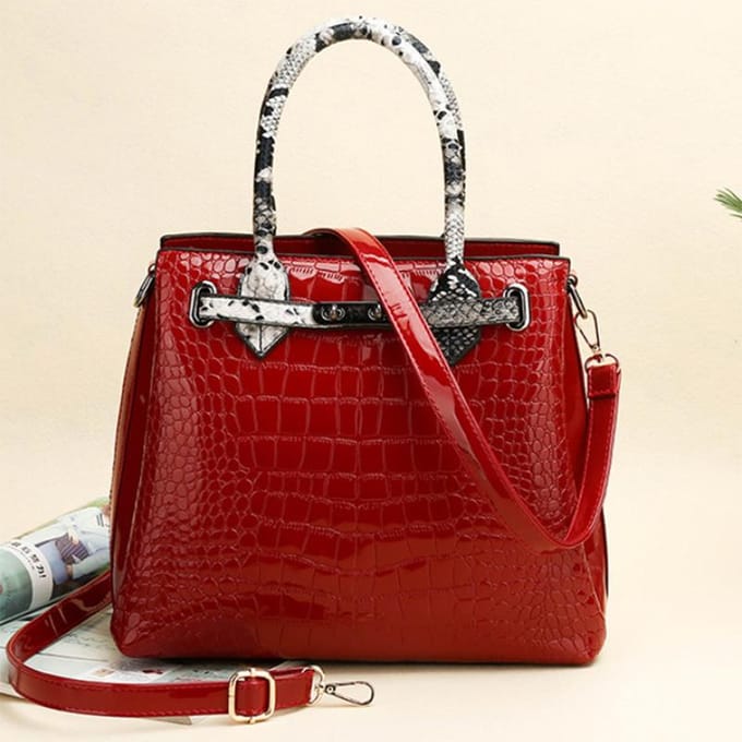 Sacs à main mode cuir modèle épaule bandoulière grande capacité porte-documents 3pc marron