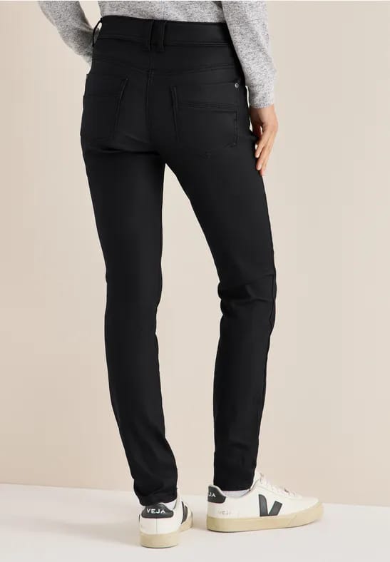 Broek in lederlook