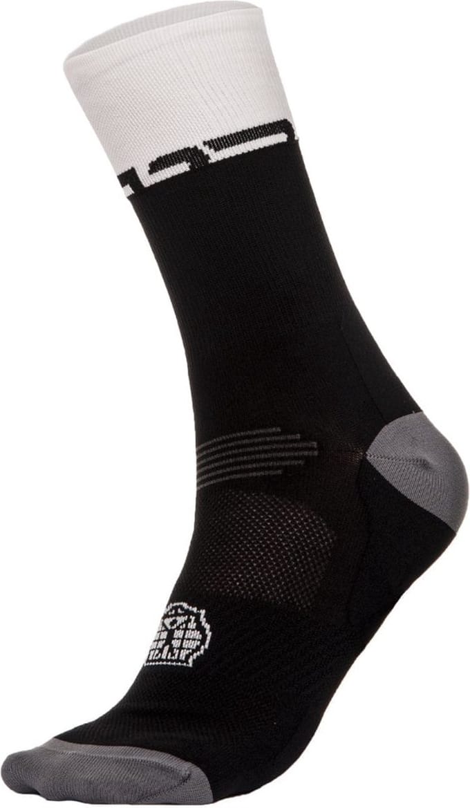 BIORACER SUMMER SOCKS BLACK ZWART/WIT MAAT M= 39/41