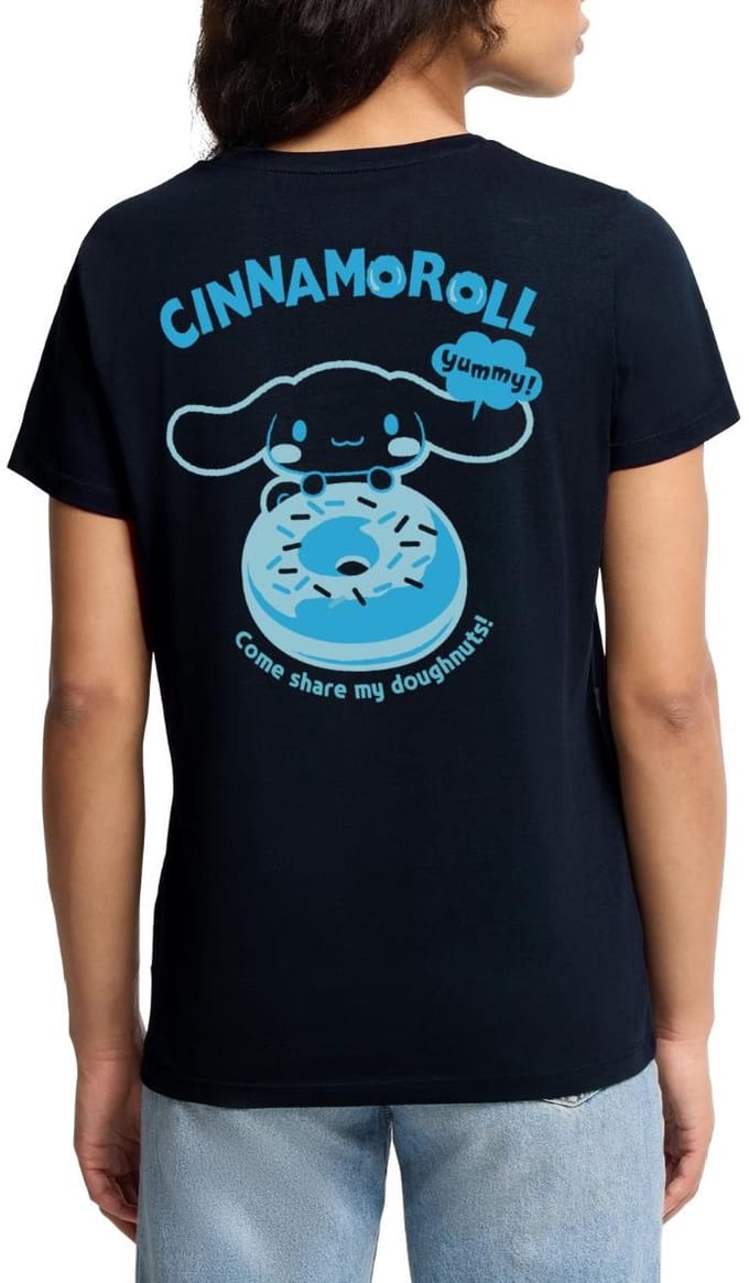 Cinnamoroll Come Share My Doughnuts! Premium T Shirt Dames