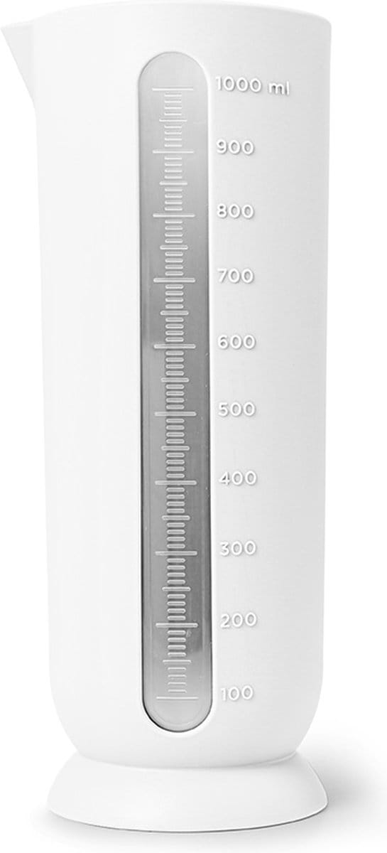 Kunststof - Maatbeker QB - 1000 ml - Ø 8,7 x H 23,5 cm - Sneeuw wit
