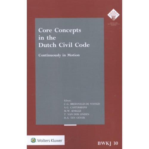 Core Concepts In The Dutch Civil Code - Bwkj