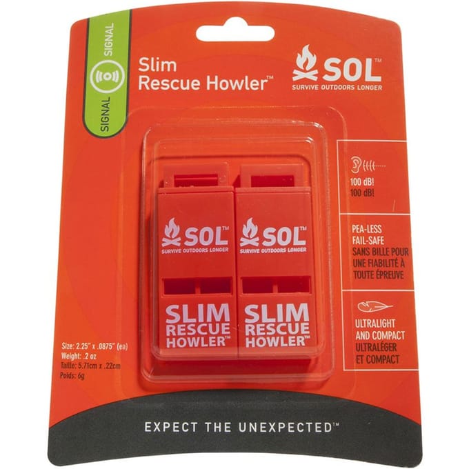 Sol signaalfluit slim rescue howler 2st