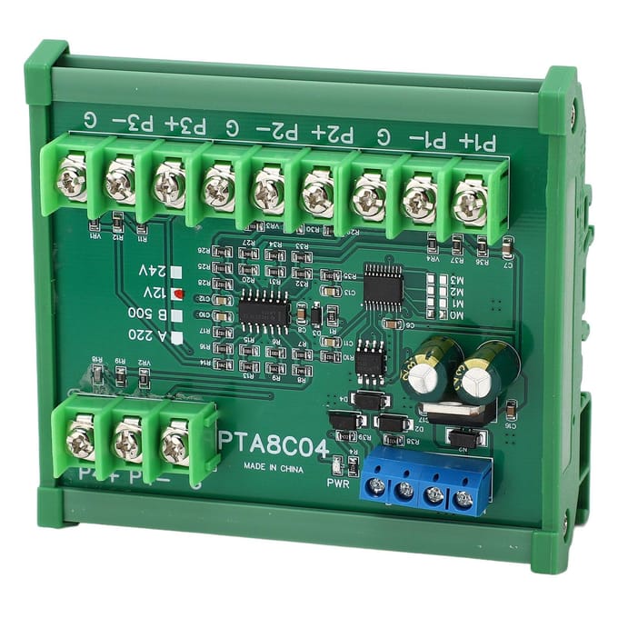 Temperatuursensor Module Weerstand Verzameling PT100 RTD RS485 met DIN-rail Behuizing B500(  40 graden Celsius tot +500