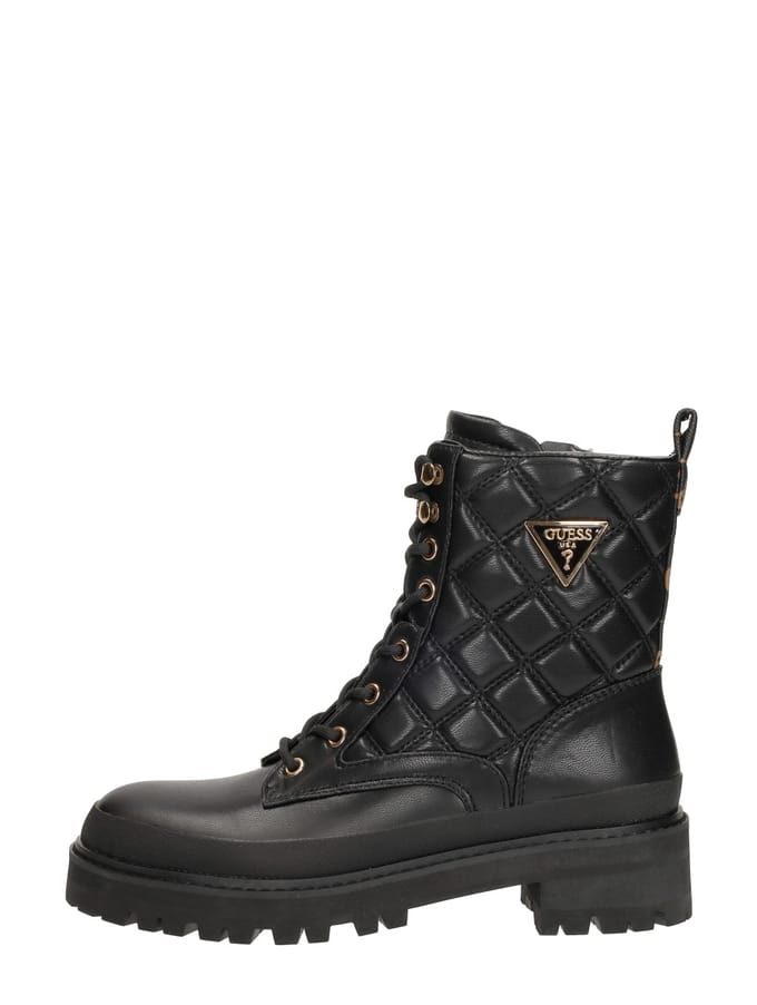 Guess Badae Legerkisten Gewatteerd Dames Boots - Zwart - Maat 41