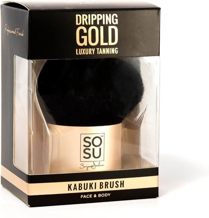 SOSU Dripping Gold Kabuki Brush