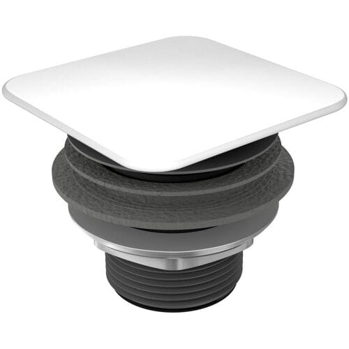 Kaldewei permanent drain valve, square lid 9059000001
