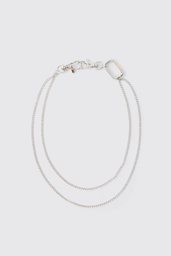 Jean Chain with Carabiner Clasp | Silver