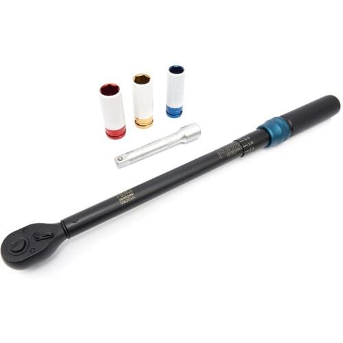 HBM momentsleutel 5-delig. 1/2 inch, 40 - 210 Nm
