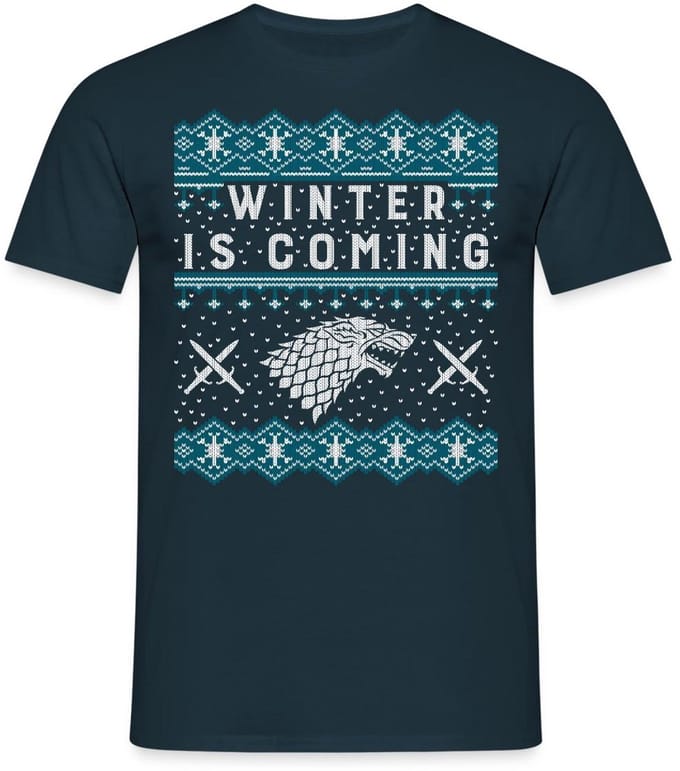 Game Of Thrones Winter Is Coming T-Shirt Heren
