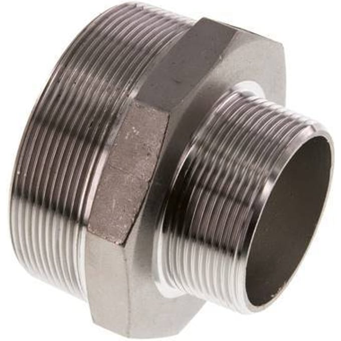 R 3'' x R 2'' RVS Borstnippel 16 Bar - FL2S-M-SH-300R-200R