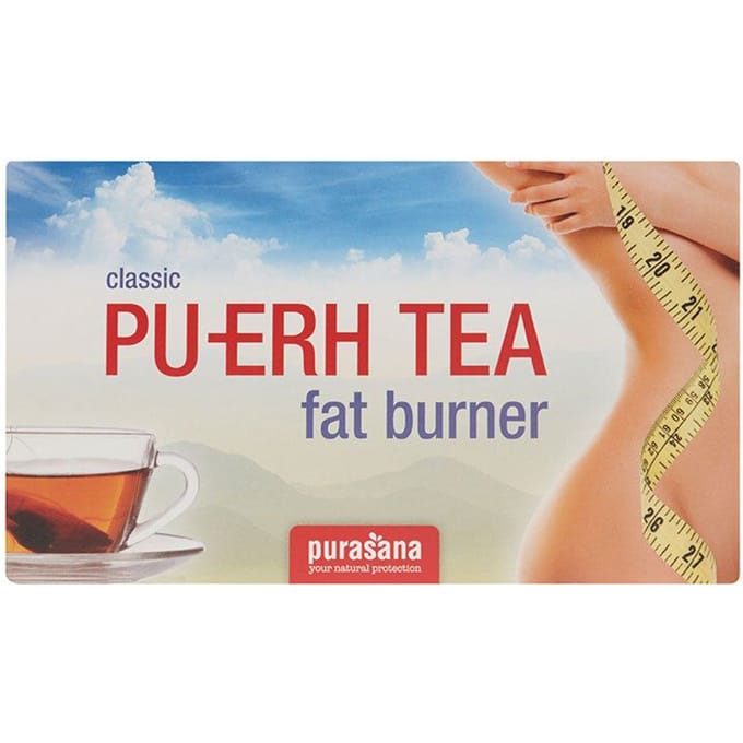 Purasana Pu-Erh Tea Afslank Thee Vetverbrander 20 Zakjes