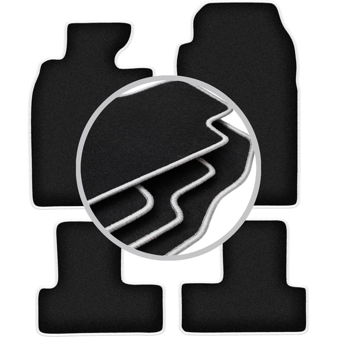 CARLUX-SILVER automatten voor: Mini Cooper R52 hatchback (2004-2008)