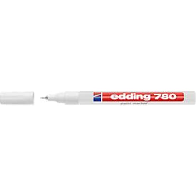 EDDING paint marker 780, 0,8 mm, wit, 10 stuks