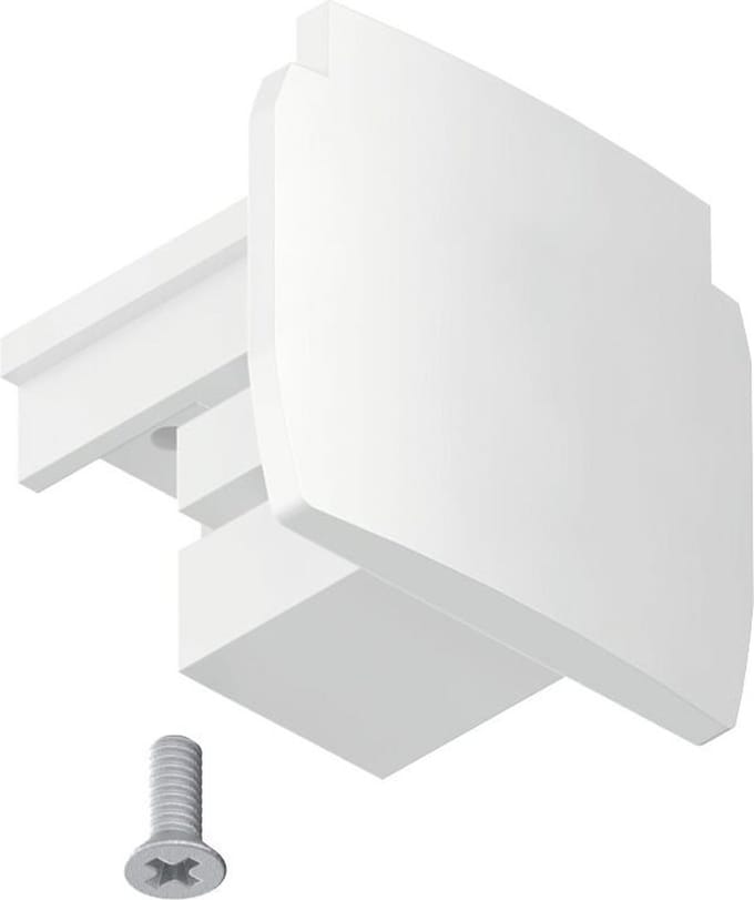 Paulmann 91383 ProRail3 Endcap 230V-kabelsysteemcomponenten Eindstuk ProRail3 Wit