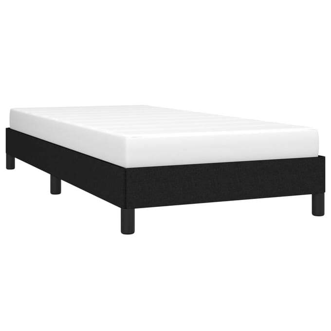 vidaXL - Bedframe - zonder - matras - 100x200 - cm - stof - zwart
