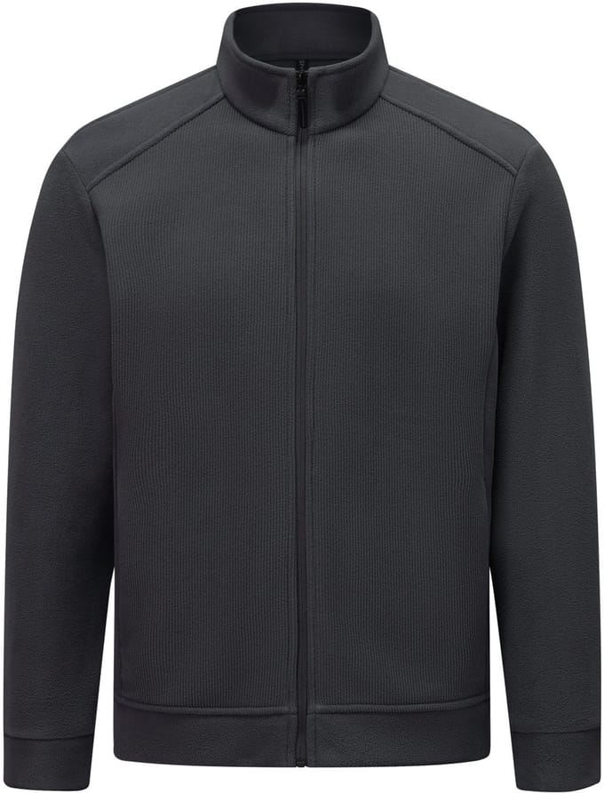 ALLTHEMEN Heren Fleecejack - Verborgen Rits - M