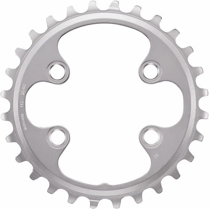 Shimano Deore XT - Kettingblad - 28 tanden, zilver