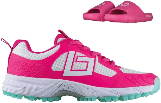 Brabo Tribute Hockeyschoenen + Slippers Junior