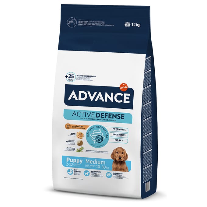 2x12kg Advance Puppy Protect Medium Hondenvoer