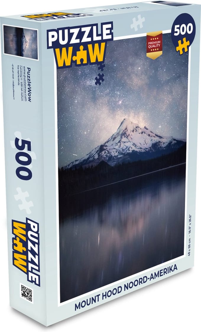 Puzzel Mount Hood Noord-Amerika - Legpuzzel - Puzzel 500 stukjes