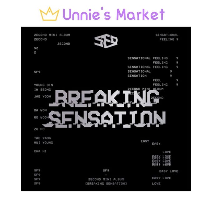 SF9 - Breaking Sensation / 2e minialbum 1EA gray