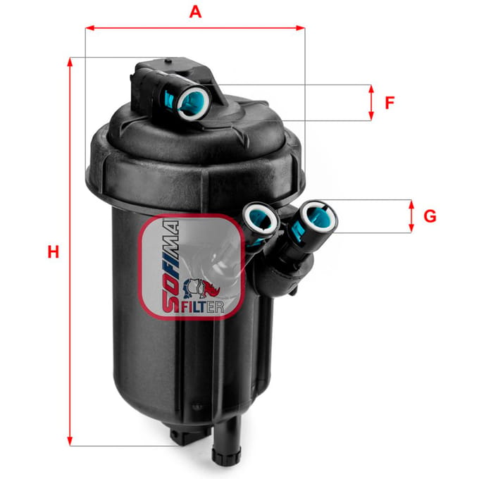 Brandstoffilter SOFIMA S1161GC