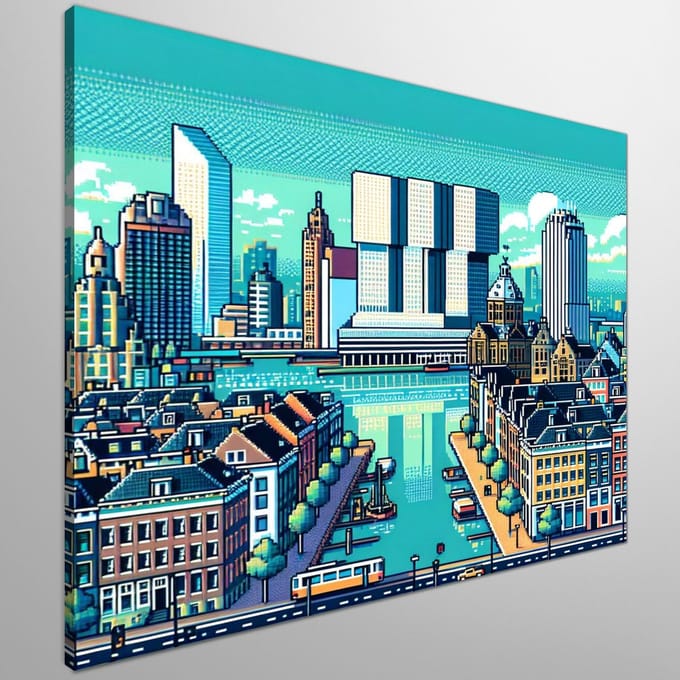 Kunstprint | Wanddecoratie | Canvas | 40 × 40 cm
