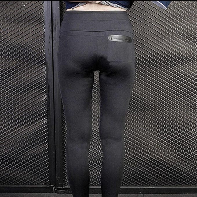 Nike Knit Training Casual Legging Dames Onderkleding Zwart 726022-010 L white