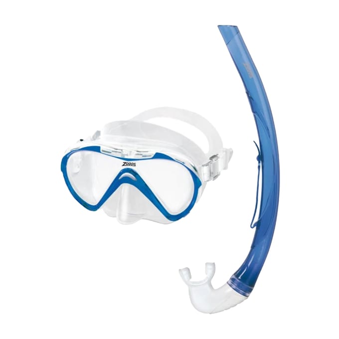 Zoggs Snorkelset voor kinderen/Kinderen Reef Explorer (Blauw)