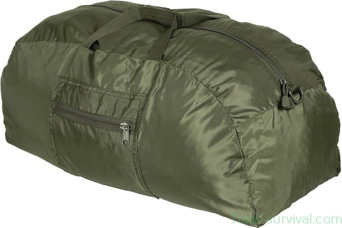 Fox outdoor kledingtas opvouwbaar, legergroen