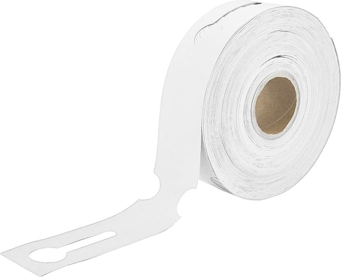 CombiCraft Sleufetiketten 260 x 50 mm Wit - 500 stuks