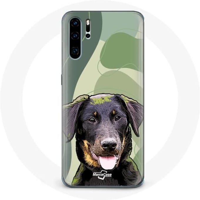 Coque pour Huawei P30 - Huawei - Beauceron - Souple - Noir - Mixte noir