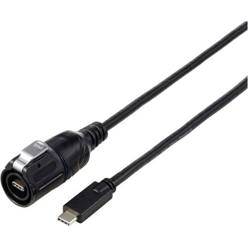 TRU COMPONENTS TC-12770464 USB-C-adapter inclusief 1 m kabel 1 stuk(s)