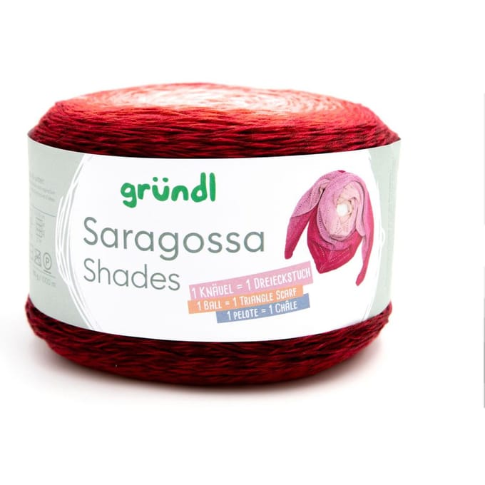 Gründl Saragossa Shades - Vuurrood ombré