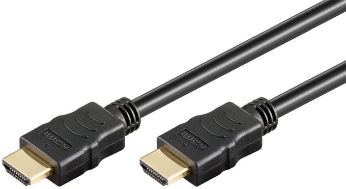 Goobay High Speed HDMI-kabel met Ethernet, 4K/60 Hz, kabellabel