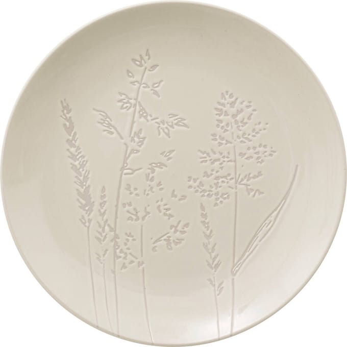 Lot de 6 assiettes plates "Elsa" D27cm