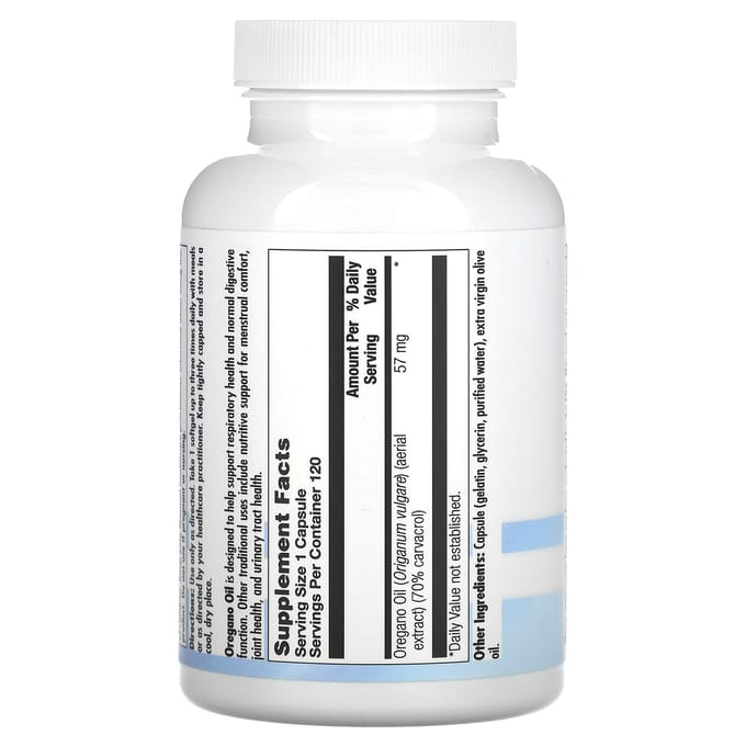 Oregano Olie, 57mg, 120 Softgels