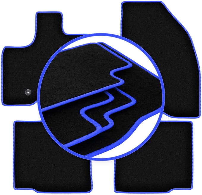 CARLUX-BLUE automatten voor: Ford Explorer MK5 SUV (2010-2019)
