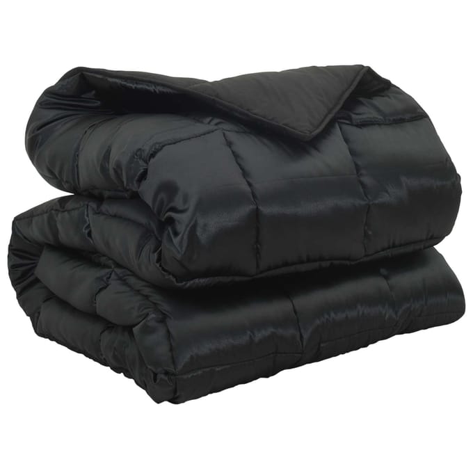 vidaXL - Winter - Duvet - 200 - x - 200 - cm - 450 - gsm - Zwart