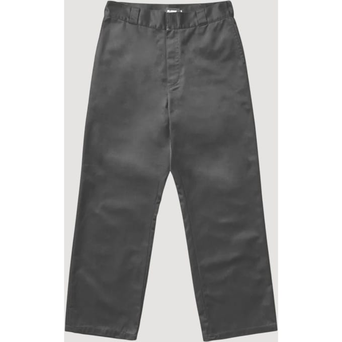 Geborduurde werkbroek