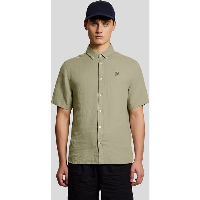 Korte Mouwen Linnen Shirt