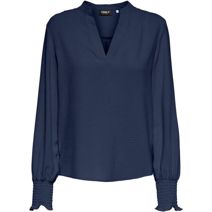 ONLY - ONLMETTE V-NECK LS SMOCK TOP NOOS WVN Dames Top